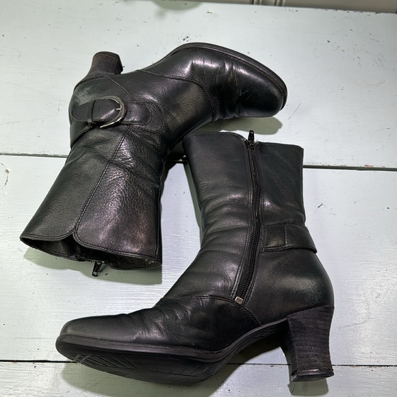 Clark mid calf heeled boots - Picture 4 of 12